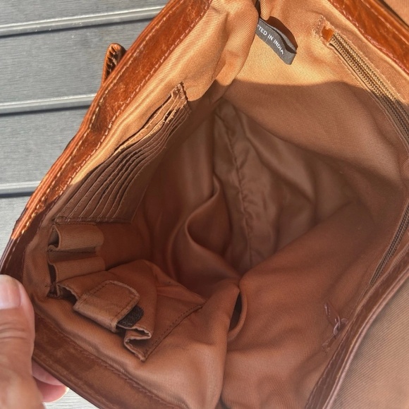 Leather messenger bag made in India  Vintage - Picture 6 of 10